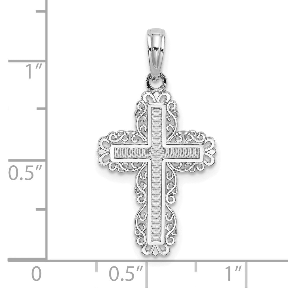 Gold Filigree Cross Pendant