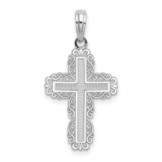 Gold Filigree Cross Pendant