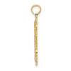 Gold Filigree Cross Pendant