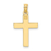10K D/C Block Cross  Charm