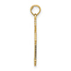 Gold Heart Cross Pendant