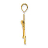 Gold Cross and Cup Pendant