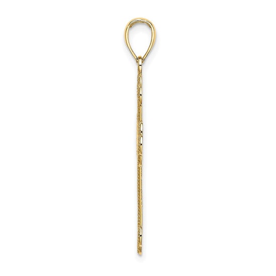 Gold Filigree Cross Pendant