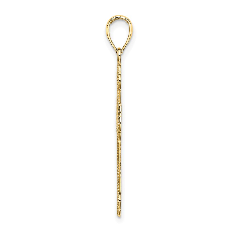 Gold Filigree Cross Pendant