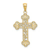 Gold Filigree Cross Pendant