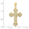 Gold Filigree Cross Pendant