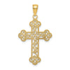 Gold Filigree Cross Pendant