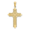10K w/ Lace Border Cross Charm