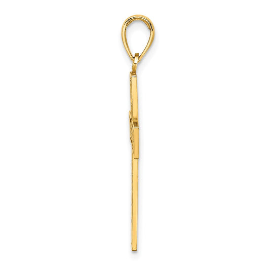 Gold Love Cross Pendants