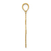 Gold Heart Cross Pendant