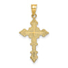 10K Crucifix W/ Fancy Edges Charm