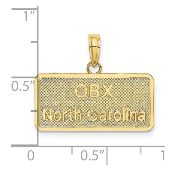 Gold Polished OBX Pendants