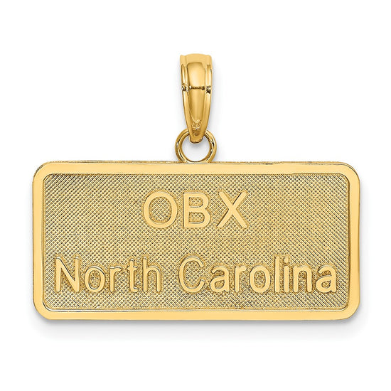 Gold Polished OBX Pendants