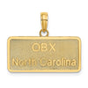 Gold Polished OBX Pendants