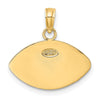 10K Engraveable Football Charm