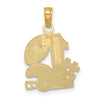 Gold Polished Sports Pendants