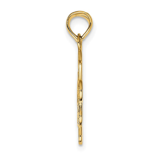 Gold BEST FRIENDS Break Apart Heart 2-Piece Pendant