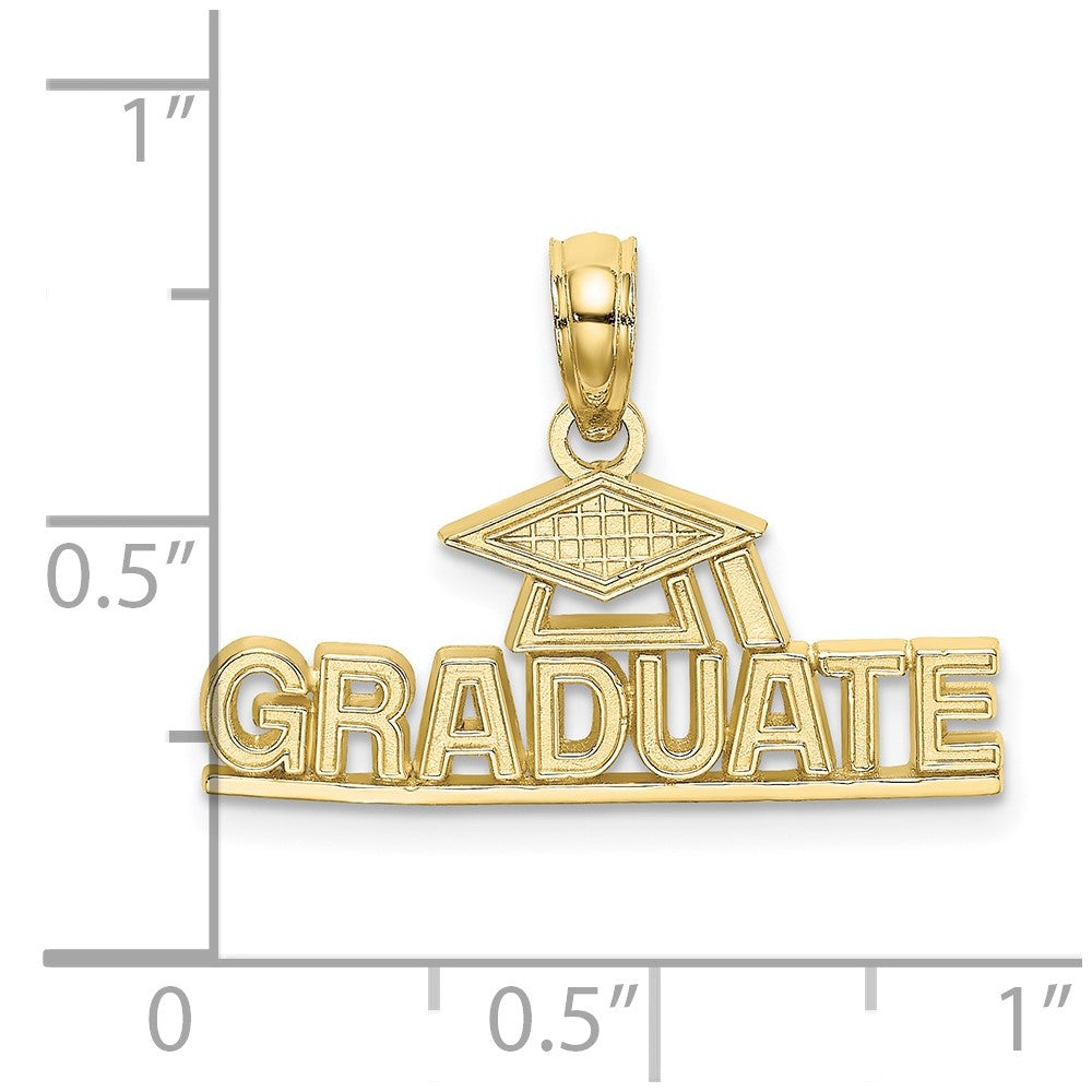 Gold Polished Graduation Pendants