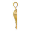 Gold Polished Travel Pendants