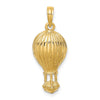 Gold Polished Travel Pendants