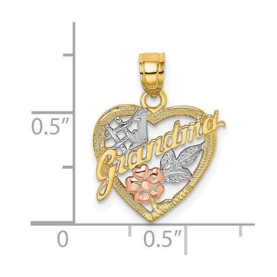 Gold Two-tone #1 Grandma Pendant