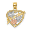 Gold Two-tone #1 Grandma Pendant