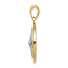 Gold Polished Compass Pendants