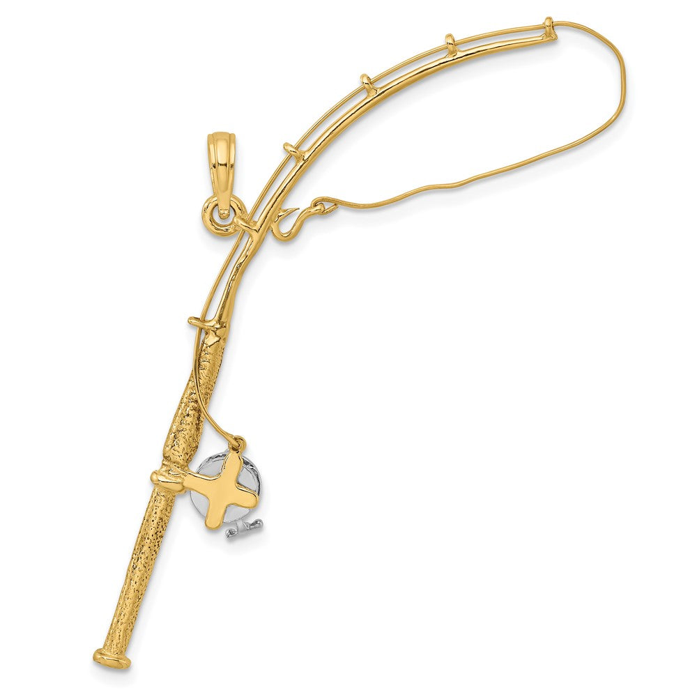 Gold Polished Fishing Pendants