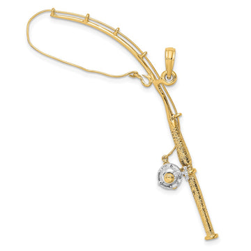 Gold Polished Fishing Pendants