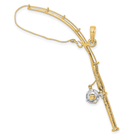 Gold Polished Fishing Pendants