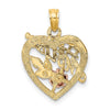 Gold Polished Mom Pendants