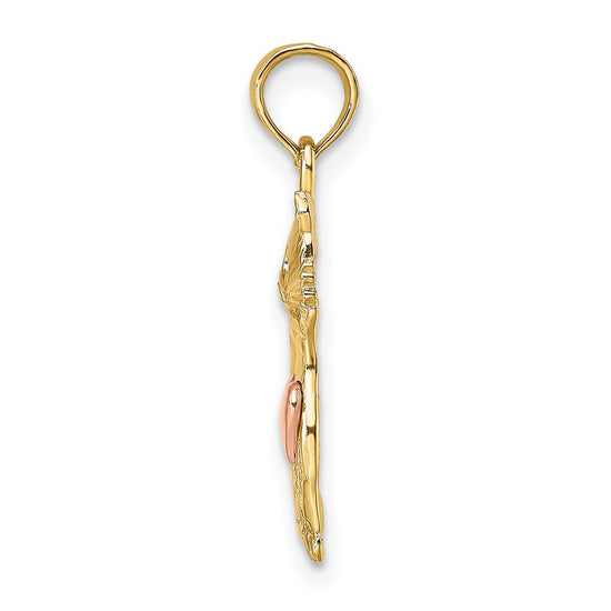 Gold Polished Cat Pendants