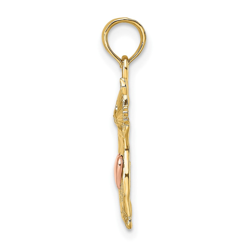 Gold Polished Cat Pendants