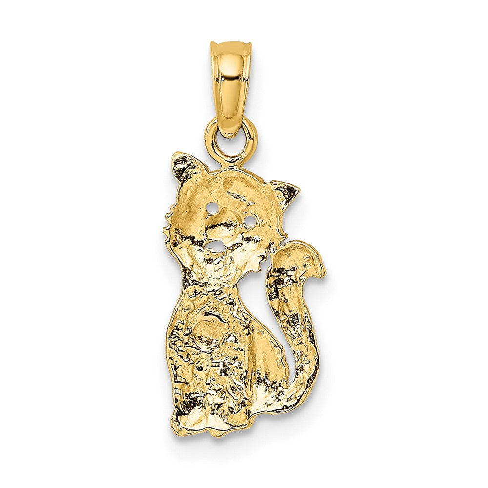 Gold Polished Cat Pendants