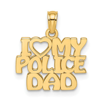 Gold Polished First Responder Pendants