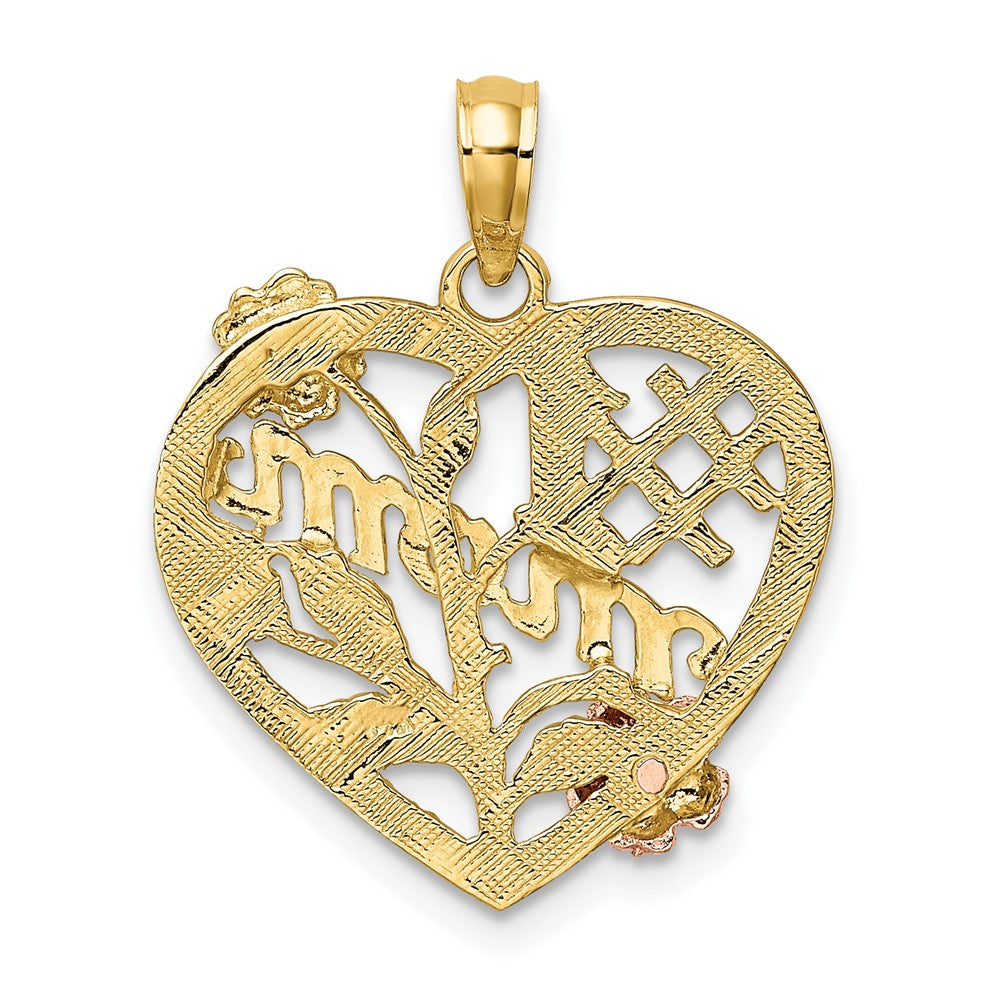 Gold Polished Mom Pendants