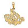 Gold Polished Mom Pendants