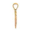 Gold AMOR Heart Charm