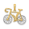 10k w/Rhodium 3-D Ten Speed Bicycle Charm