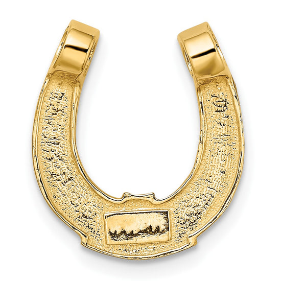 Gold Polished Horseshoe Pendants