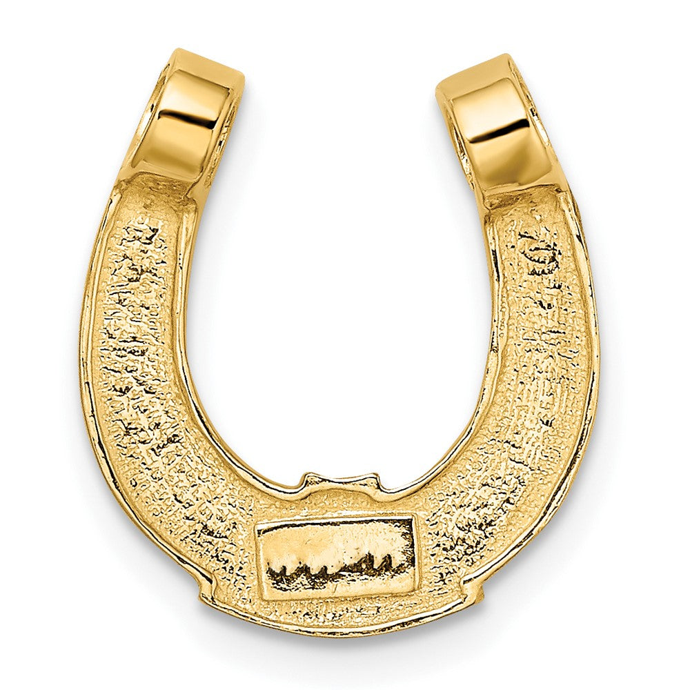 Gold Polished Horseshoe Pendants