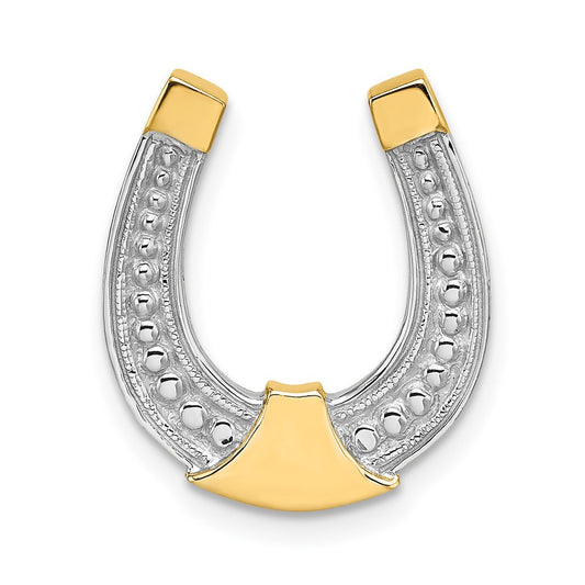 Gold Polished Horseshoe Pendants