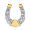 Gold Polished Horseshoe Pendants