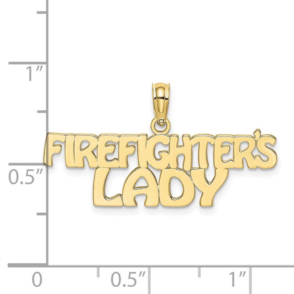 Gold Polished First Responder Pendants