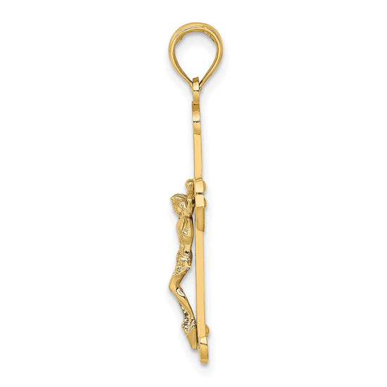 Gold Crucifix Pendant
