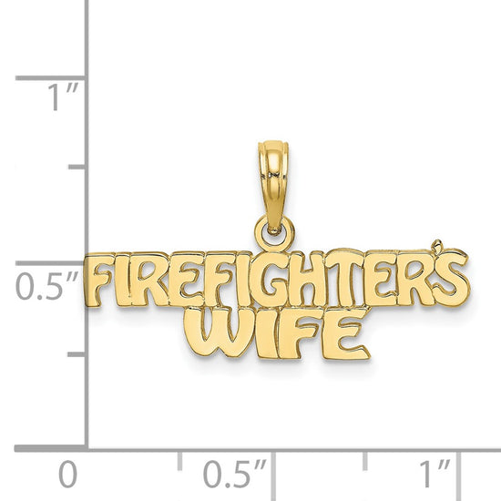 Gold Polished First Responder Pendants