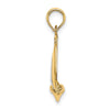 Gold Polished Sailboat Pendants