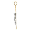 Gold Polished Crucifix Pendants