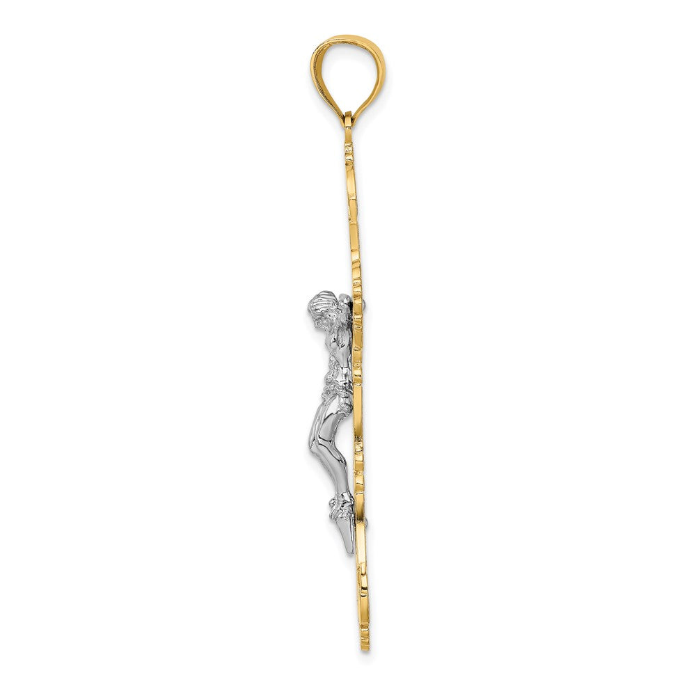Gold Polished Crucifix Pendants