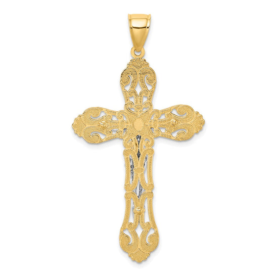 Gold Polished Crucifix Pendants